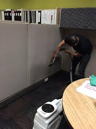 cubical parion wall cleaning