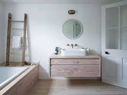 london bathroom clad in dinesen wood
