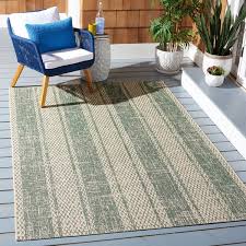 safavieh outdoor cy6736 32212 courtyard beige dark green rug 8 x 10