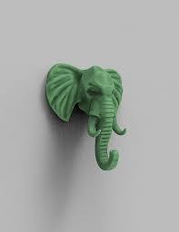 Elephant Wall Hook Printable 3d Model