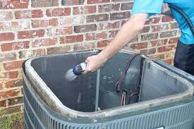 how to clean an outside ac unit