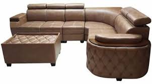 wooden modern 6 seater l shape sofa set