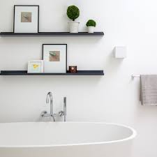 Standalone Tub And Floating Shelves