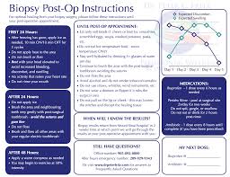 biopsy post operative instructions