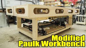 I came across the paulk workbench on youtube and bought the plans. Modified Paulk Workbench Jays Custom Creations