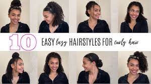 10 lazy curly hairstyles for short