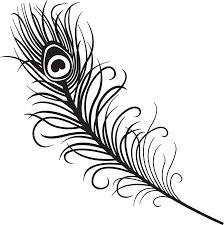 Construction vehicles and tools coloring pages. Peacock Feather Coloring Pages Peacock Feather Black And Printable Coloring4free Coloring4free Com