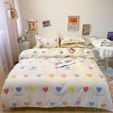 home textile candy love heart print