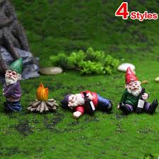 4 Styles Mini Garden Drunk Dwarf