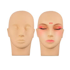 cosmetology face mannequin head for