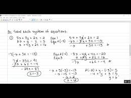 3 4 Solving Systems Of Equations In