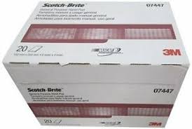 Details About 3m 7447 Scotch Brite Maroon General Purpose Hand Pad 3 Boxes 60 Pads