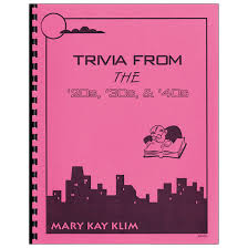 Add a question this award recognizes the legacy of susie vickers and what mary kay stands for . Trivia From The 20s 30s And 40s Trivia Books Books Games Trivia Reminiscence Senior Activities Nasco