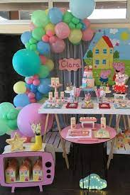 peppa pig birthday party ideas photo