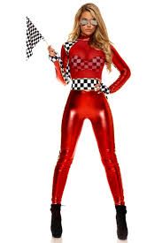 Womens First Place Sexy Racer Costume