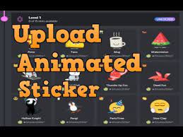 add animated sticker to discord