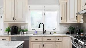 countertop and upper cabinets