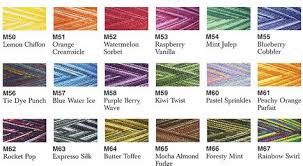 Maxi Lock Swirls Color Chart Serger Sewing Sorbet Swirls