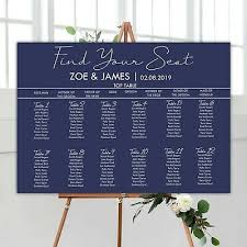 Personalised Wedding Seating Plan Planner Table Plans Wedding Sign Welcome Sign Ebay