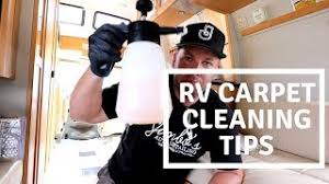 the best way to clean carpet in an rv