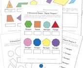 These fun, free shape worksheets are a great way to teach kindergarten shapes and shape names with a huge pack of free kindergarten worksheets. 50 Awesome Free Shapes Worksheets All Kids Network