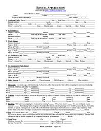 Tenant Application Form Fill Online Printable Fillable