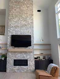 Stacked Stone Veneer For Fireplaces
