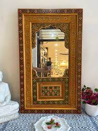 Indian Handpainted Jharokha Mirror