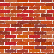 Cartoon Red Brick Wall Texture Or
