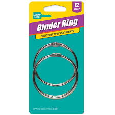 Lucky Line Binder Ring 2 Inch Diameter 2 Card