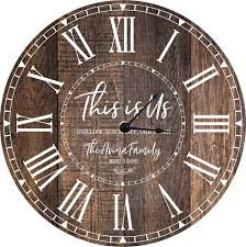 Personalized Wall Clock Family