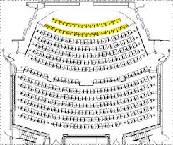 Main Theater Seating Chart