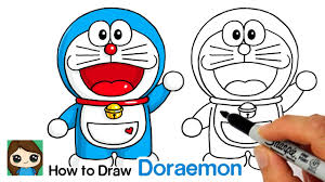 how to draw doraemon easy you