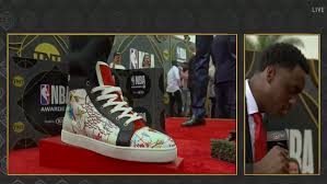 Pascal siakam is a cameroonian professional basketball player who plays in the national basketball association (nba for the toronto birth name pascal siakam. Pascal Siakam Debuted Some Fire Cameroon Inspired Kicks At The Nba Awards Article Bardown