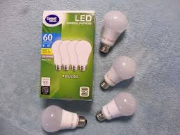 These bulbs come in 60 watt incandescent equivalent output. Great Value Led Light Bulb 9w 60w Equivalent Soft White 4pc X2 For Sale Online Ebay
