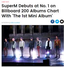 Superm A New K Pop Band Debuts At No 1 On Billboard 200
