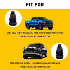 Black Car Seat Cover Protector Kit Full