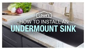 Browse our wide selection of kitchen options at lowe's canada. How To Install An Undermount Sink
