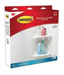 3m command corner shelf bath storage
