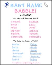 Baby Shower Word Scramble Game Free Printable