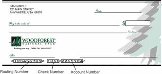 I would also double check with your bank or credit union and ask them what number to use. Woodforest National Bank Routing Number Banks America