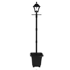 gama sonic baytown bulb solar lamp post