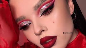 wear red in your makeup looks