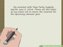 Easy Ways To Write A Cancellation Letter Wikihow
