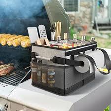 Hulisen Large Grill Caddy With Lid And