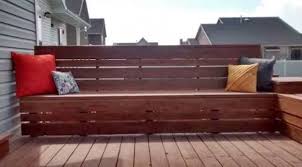 Deck Benches Free Woodworking Plan Com