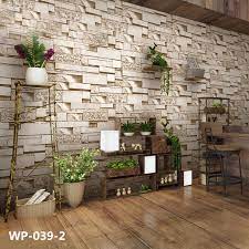 brick 3d stone wallpaper roll pvc vinyl