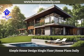 Simple House Design Single Floor