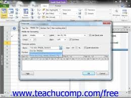 Project 2010 Tutorial Formatting Timescale In Gannt Charts Microsoft Training Lesson 7 5