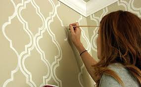 How To Moroccan Wall Stencil Make